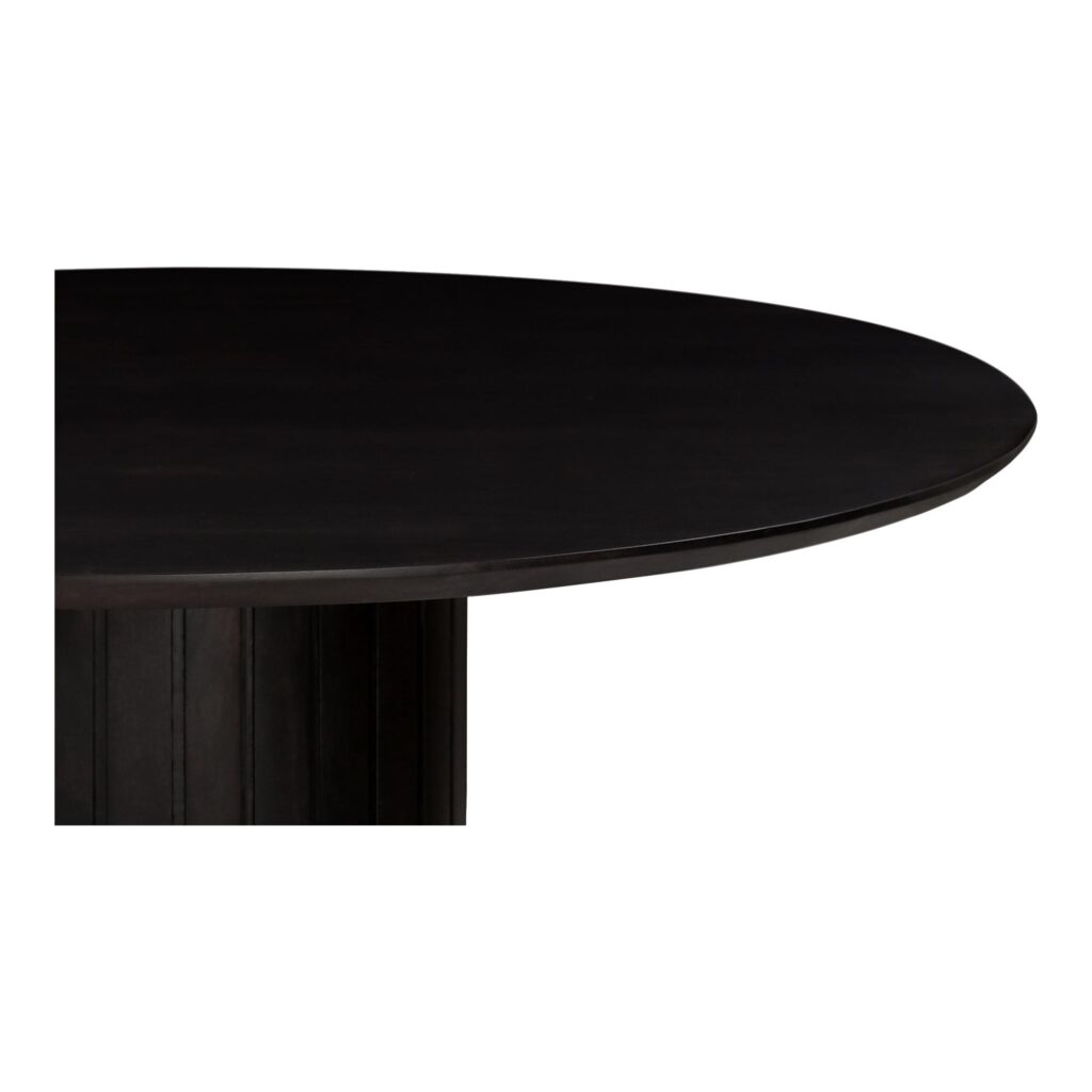 Povera Round Dining Table Black - Image 4