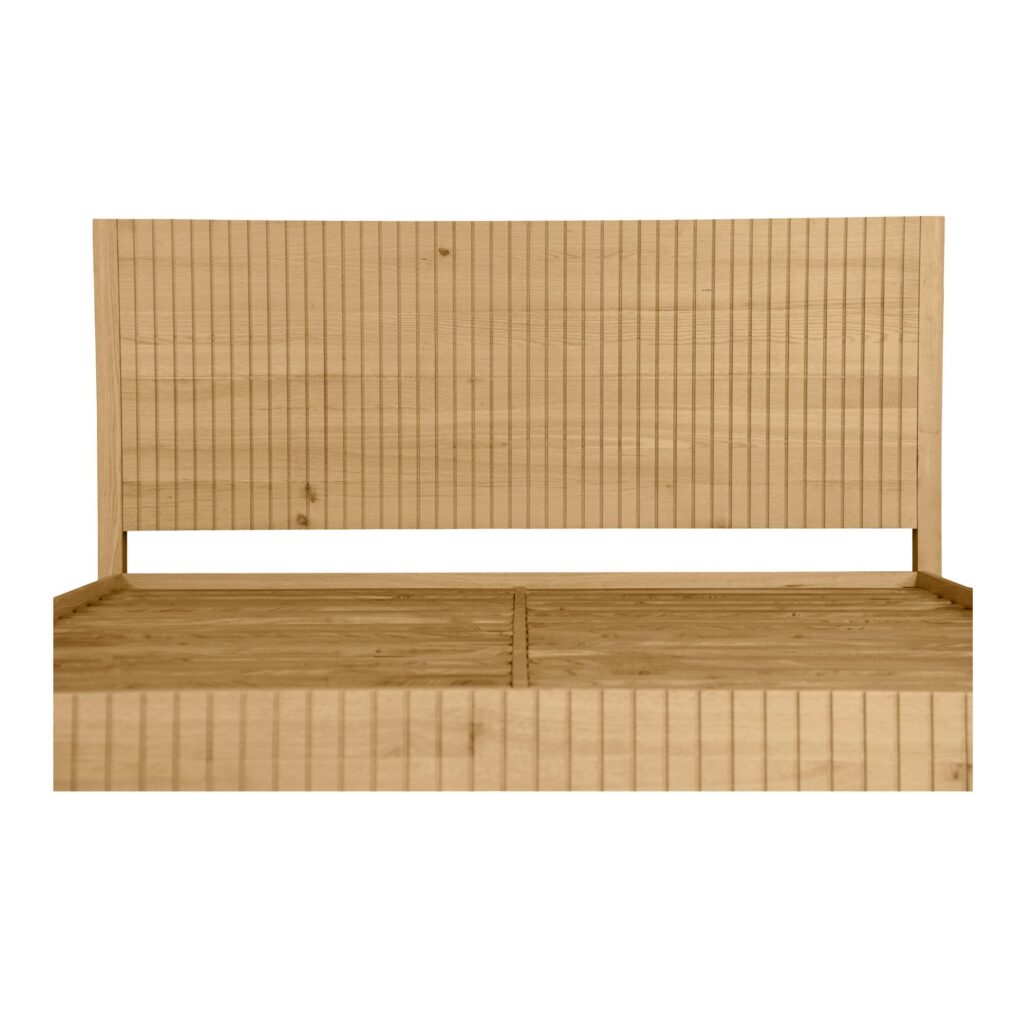 Povera King Bed Natural Oak - Image 6