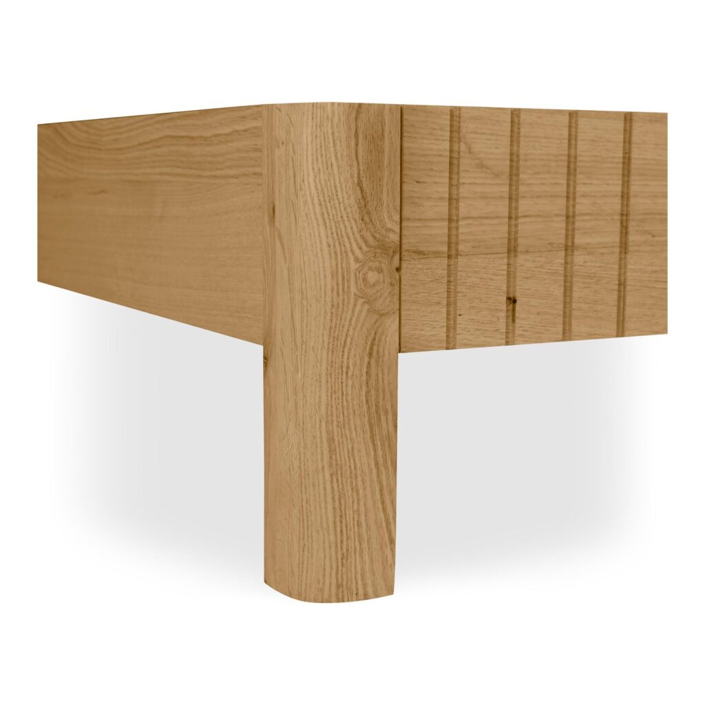 Povera King Bed Natural Oak - Image 8