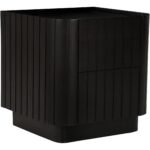 Povera Nightstand Black JD-1064-02 JD 1064 02 02