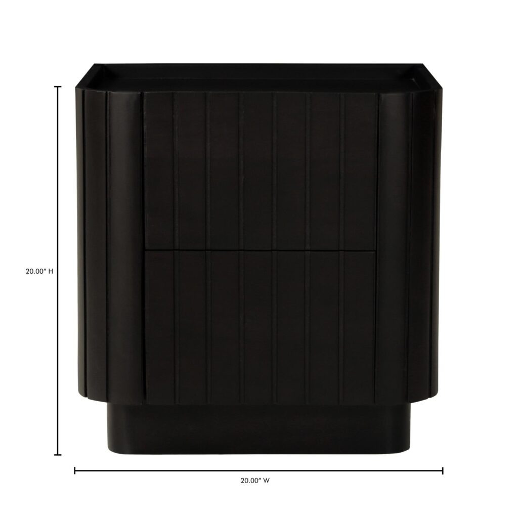 Povera Nightstand Black - Image 10