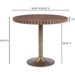Nomi Cafe Table Brown JD-1066-03-0 JD 1066 03 0 70
