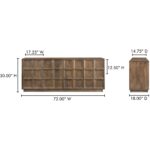 Bowen Sideboard Deep Brown JD-1071-03 JD 1071 03 70