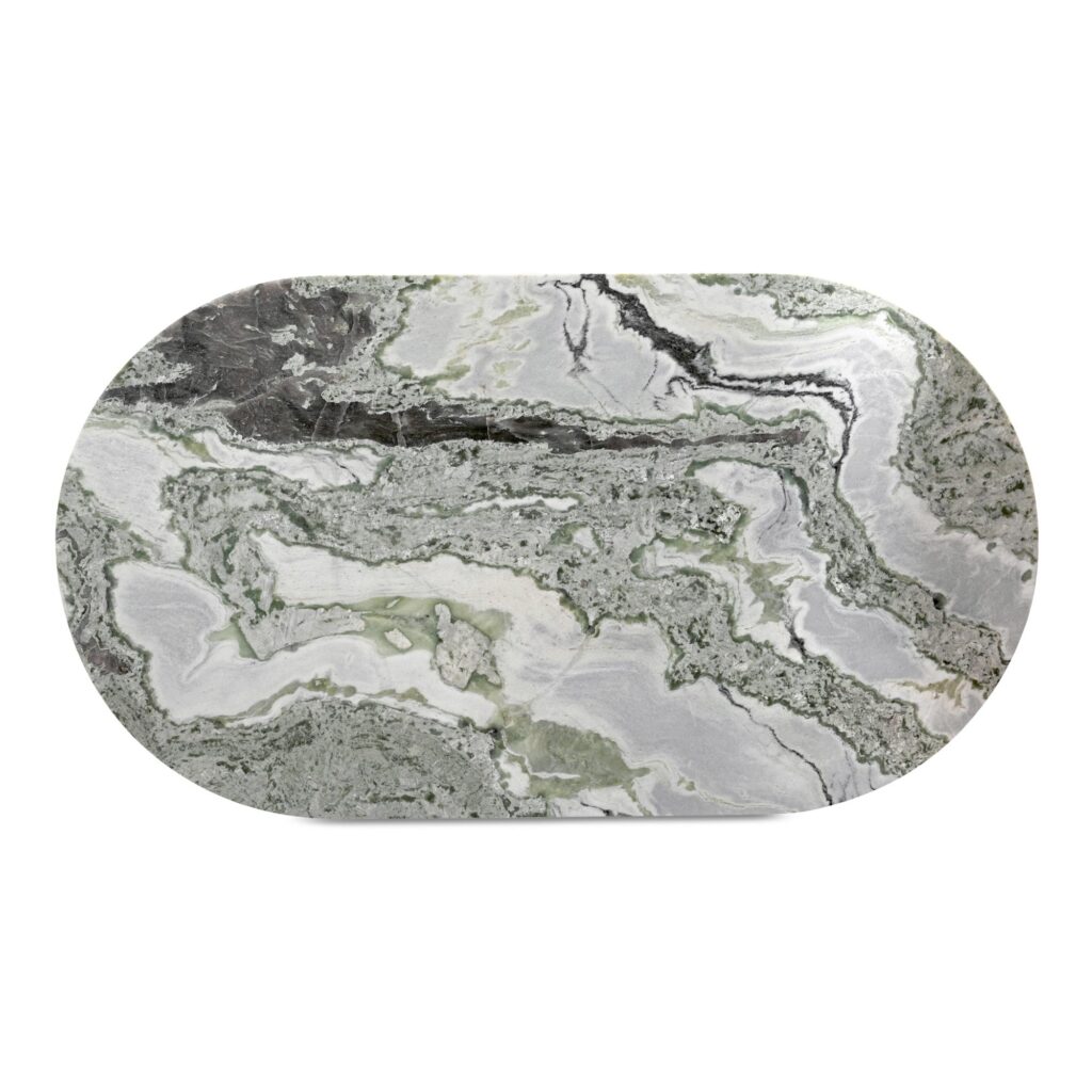 Celia Oval Dining Table Green Onyx Marble - Image 5