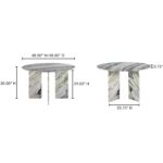 Celia Round Dining Table Green Onyx Marble 21 Celia Round Dining Table Green Onyx Marble JD-1076-16-0 JD 1076 16 0 70