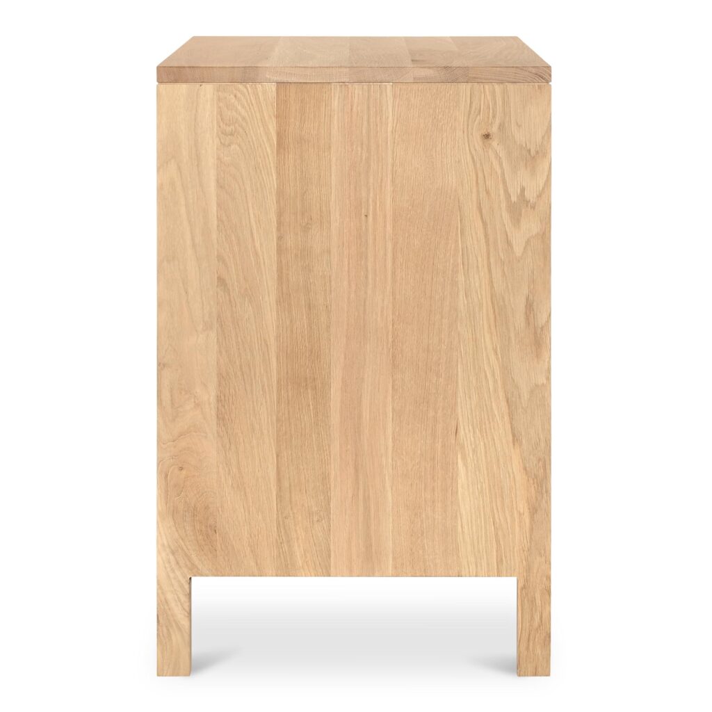 Teeda 3 Drawer Nightstand Natural - Image 3