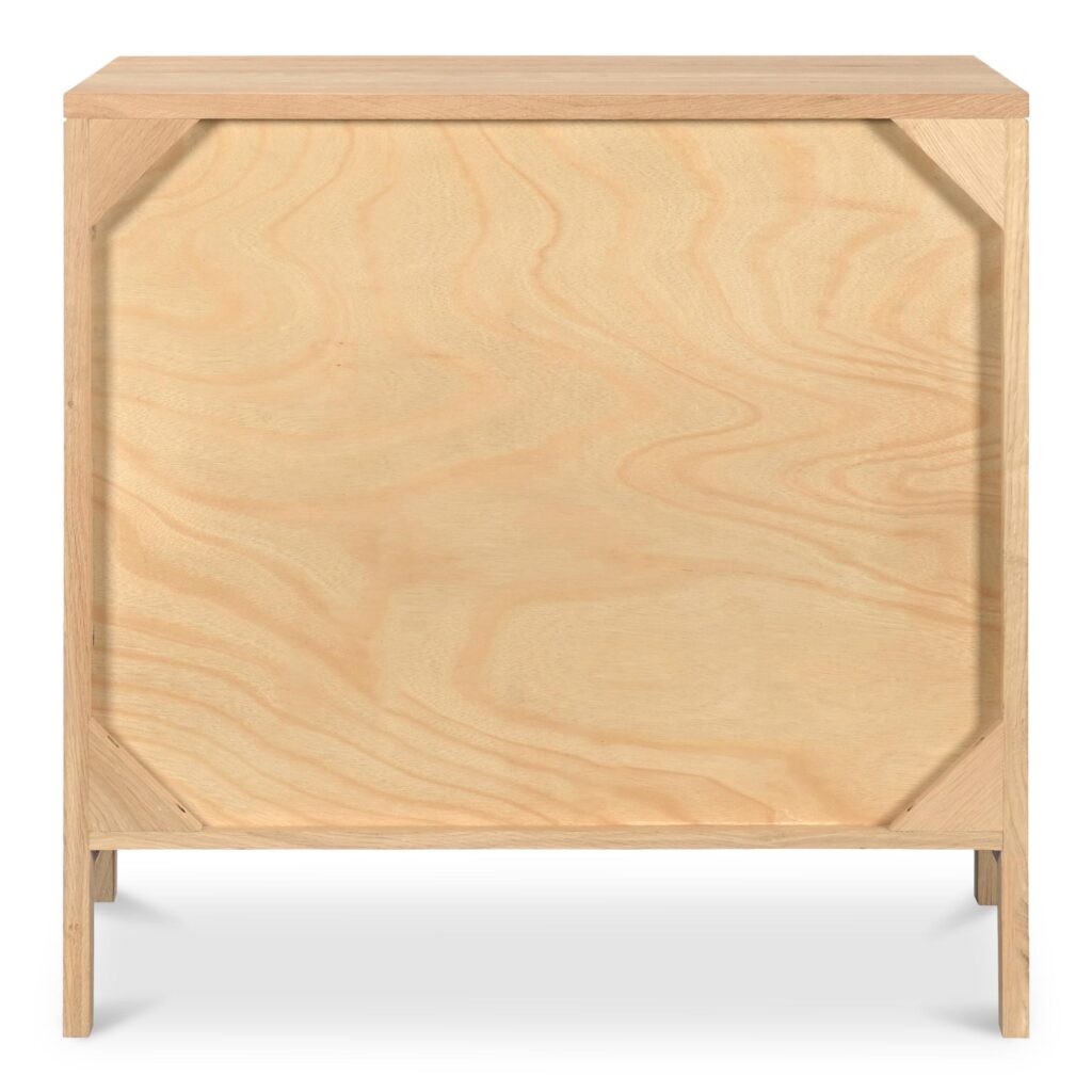 Teeda 3 Drawer Nightstand Natural - Image 4