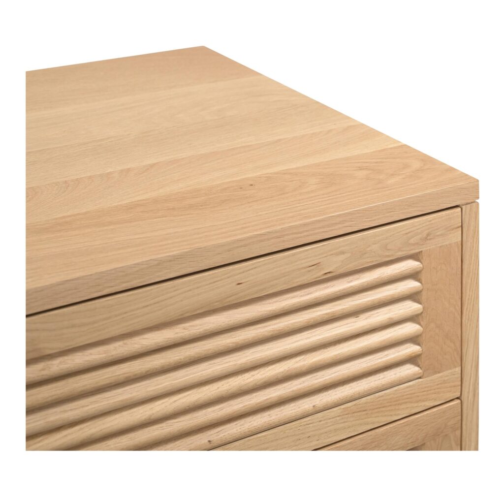 Teeda 3 Drawer Nightstand Natural - Image 8