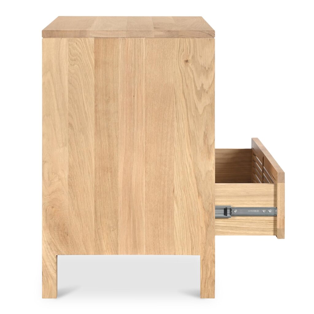 Teeda 3 Drawer Nightstand Natural - Image 10