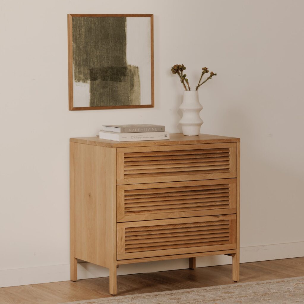 Teeda 3 Drawer Nightstand Natural - Image 12