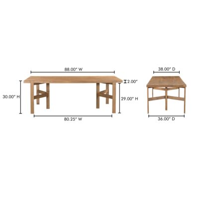 Workshop Dining Table JD-1084-03 JD 1084 03 70