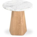Evelyn Accent Table Ashen Gray Matrix Marble JD-1091-18-0 JD 1091 18 0 Evelyn front top shadsilo