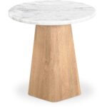 Evelyn Accent Table Ashen Gray Matrix Marble JD-1091-18-0 JD 1091 18 0 Evelyn side shadsilo