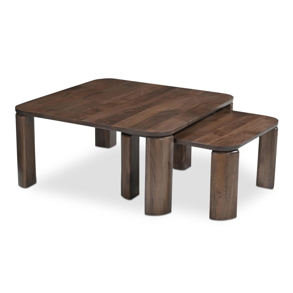 Bailey Nesting Coffee Table Deep Brown - Image 2