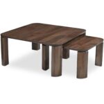 Bailey Nesting Coffee Table Deep Brown JD-1094-20 JD 1094 20 Bailey diagR set01 shadsilo