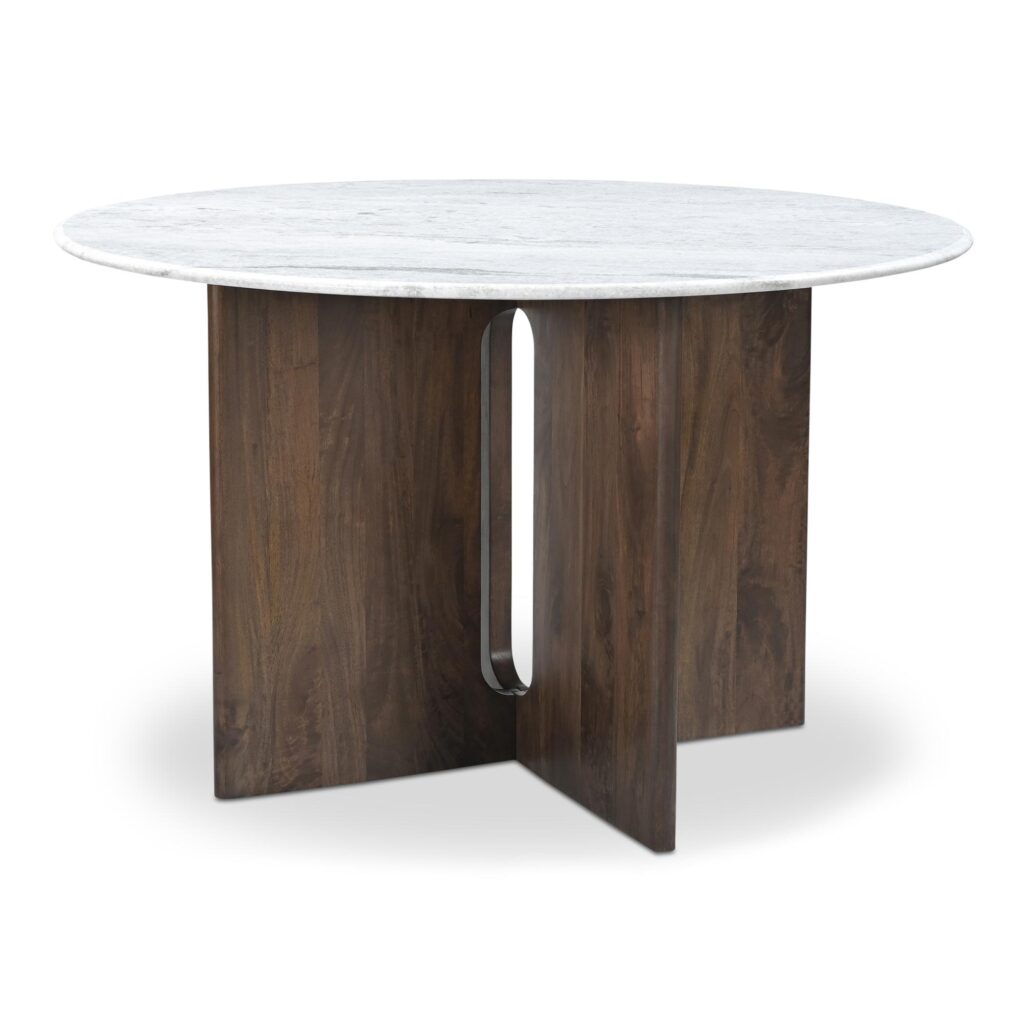 Stanley Dining Table White Marble - Image 2