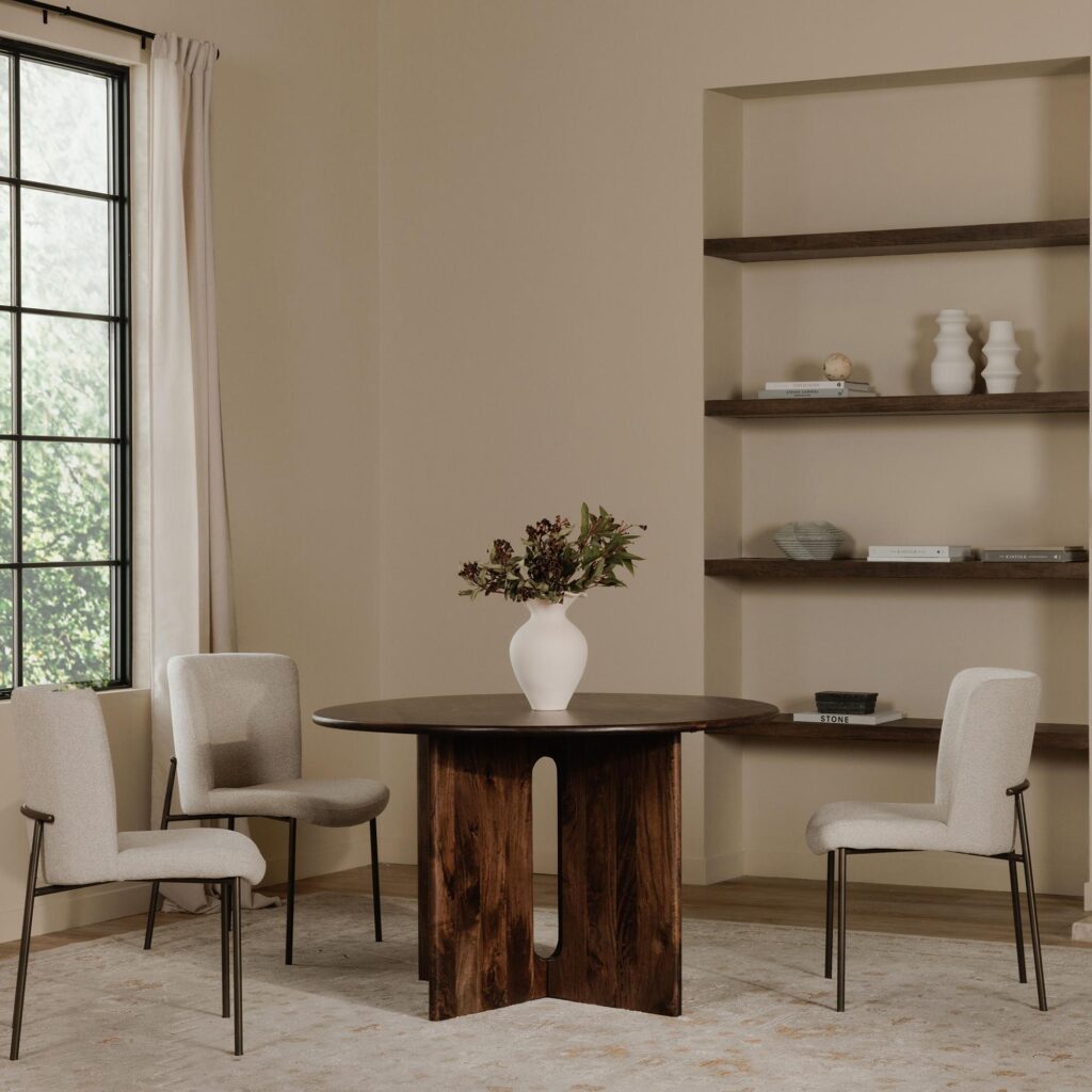 Stanley Dining Table Dark Brown - Image 7