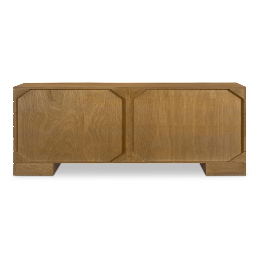 Gia 6 Drawer Dresser Brown - Image 5