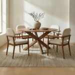 Wesley Dining Table Vintage Brown JD-1100-03-0 JD 1100 03 0 00