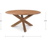 Wesley Dining Table Vintage Brown 5 Wesley Dining Table Vintage Brown JD-1100-03-0 JD 1100 03 0 Wesley DIM 70