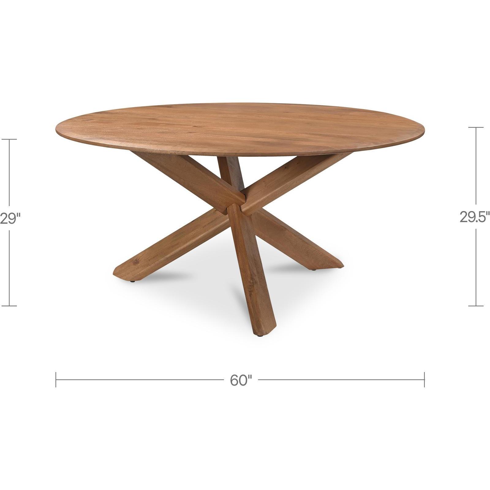 Wesley Dining Table Vintage Brown 3 Wesley Dining Table Vintage Brown - Image 3