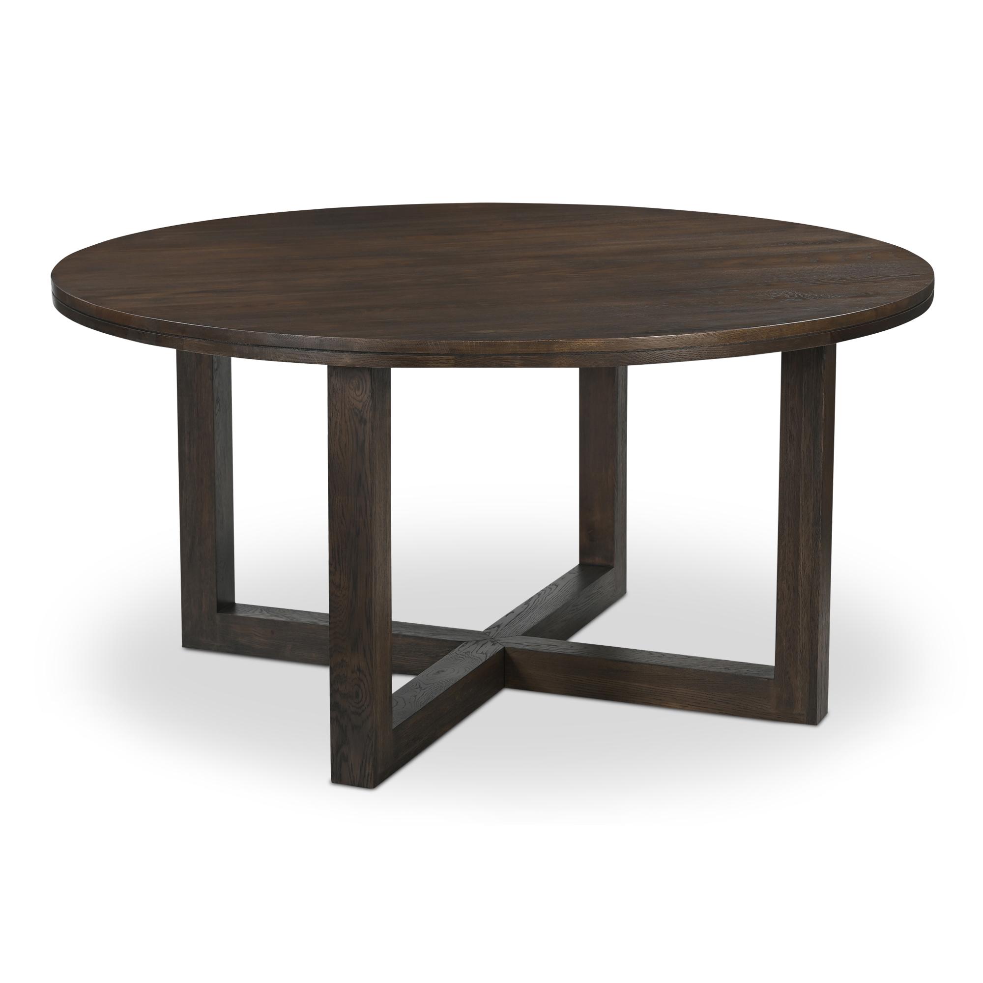 Joel Dining Table Dark Brown 3 Joel Dining Table Dark Brown - Image 3