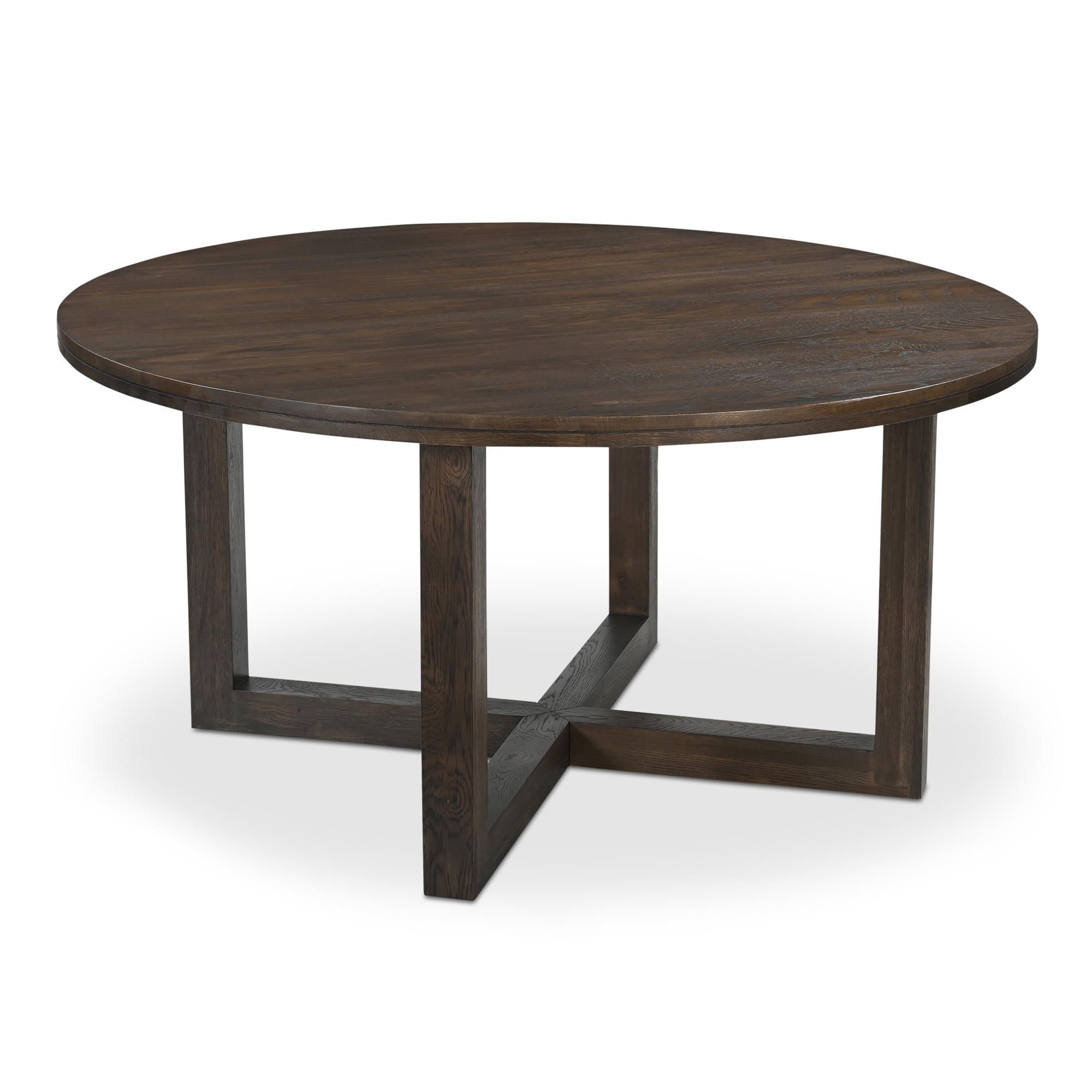 Joel Dining Table Dark Brown 2 Joel Dining Table Dark Brown - Image 2