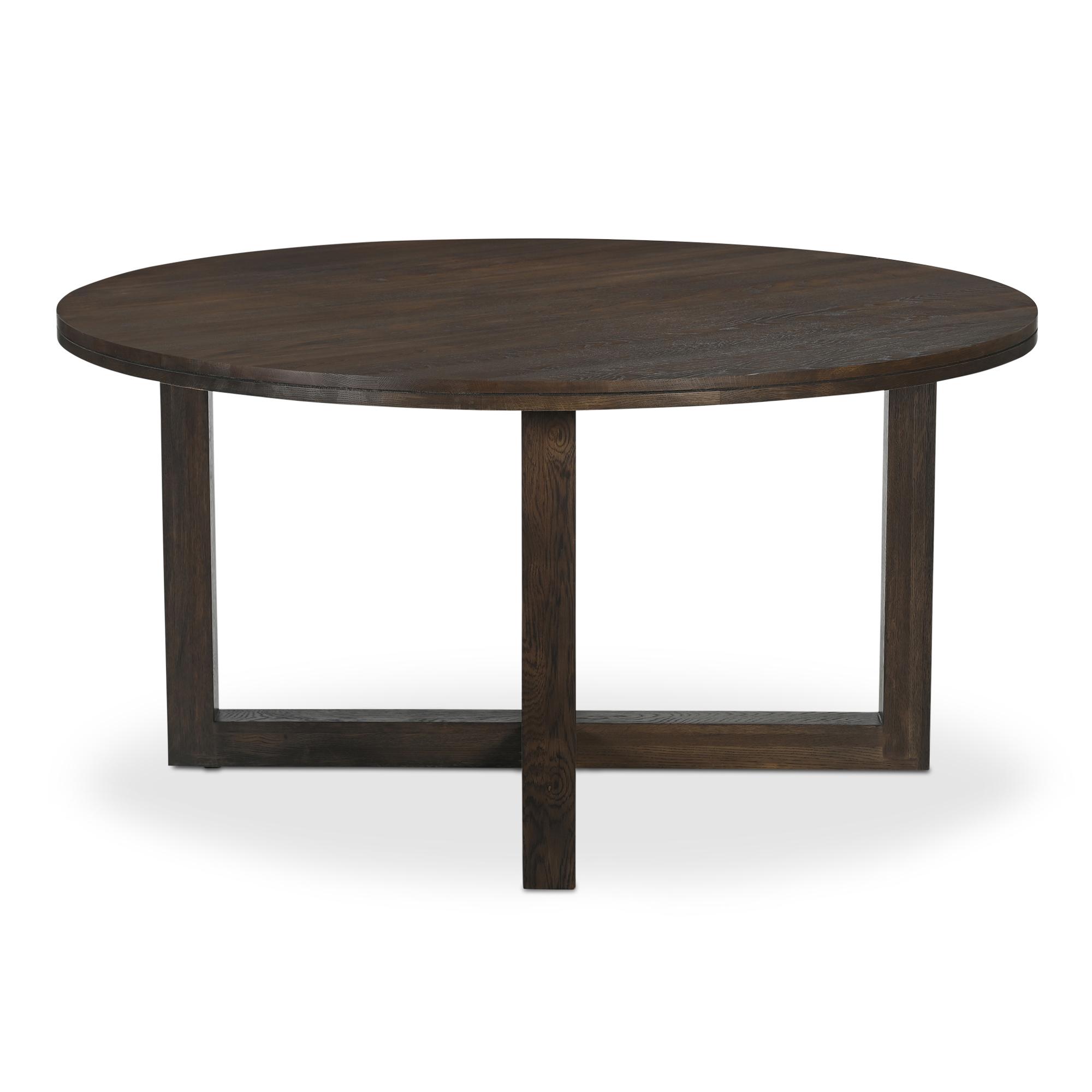 Joel Dining Table Dark Brown 4 Joel Dining Table Dark Brown - Image 4
