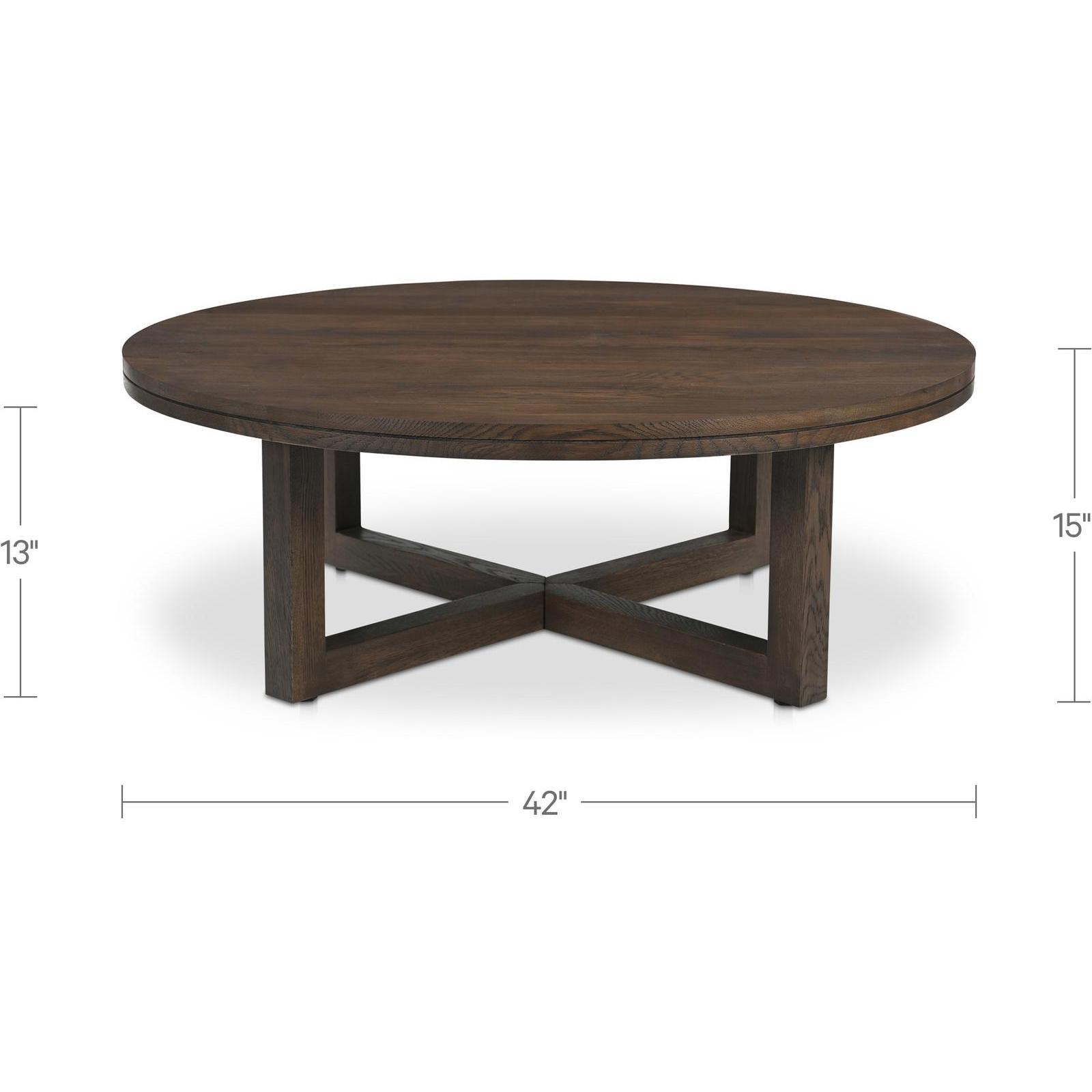 Joel Coffee Table Dark Brown 11 Joel Coffee Table Dark Brown - Image 11