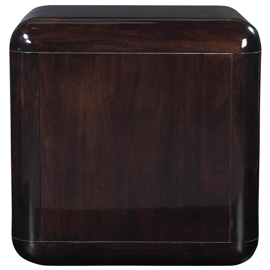 Rory Nightstand Dark Brown 5 Rory Nightstand Dark Brown - Image 5