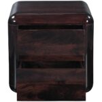 Rory Nightstand Dark Brown 14 Rory Nightstand Dark Brown JD-1103-20 JD 1103 20 Rory front open shadsilo