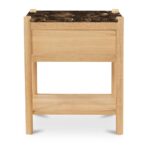 Elio Nightstand Dark Emperador Marble JD-1104-20 JD 1104 20 Elio back shadsilo