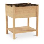 Elio Nightstand Dark Emperador Marble JD-1104-20 JD 1104 20 Elio diagR shadsilo