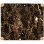 Elio Nightstand Dark Emperador Marble JD-1104-20 JD 1104 20 Elio top shadsilo