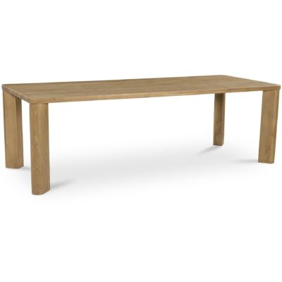 Segment Dining Table Wood Large Heritage Brown