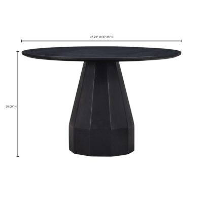 Templo Outdoor Dining Table Black JK-1010-02-0 JK 1010 02 70