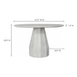 Templo Outdoor Dining Table Antique White 15 Templo Outdoor Dining Table Antique White JK-1010-18-0 JK 1010 18 70