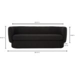 Koba Sofa Maya Black JM-1001-02 JM 1001 02 70