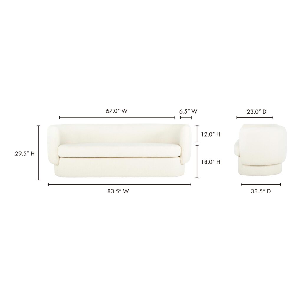 Koba Sofa Maya White - Image 9