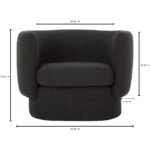 Koba Chair Maya Black JM-1002-02 JM 1002 02 70