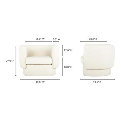 Koba Chair Maya White JM-1002-18 JM 1002 18 70