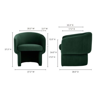 Franco Chair Dark Green JM-1005-27 JM 1005 27 70