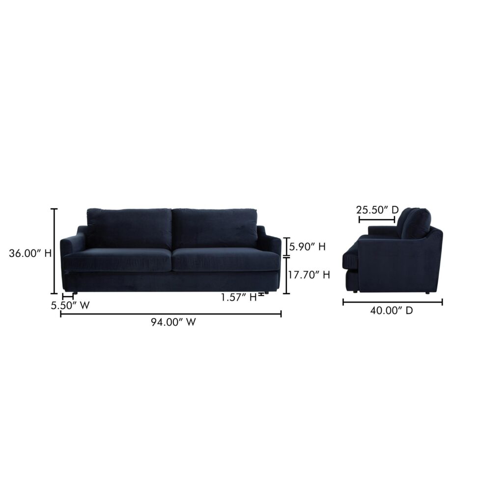 Alvin Sofa Nightfall Blue - Image 9