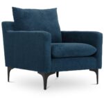 Paris Armchair Blue JM-1010-26 JM 1010 26 Paris diagR shadsilo