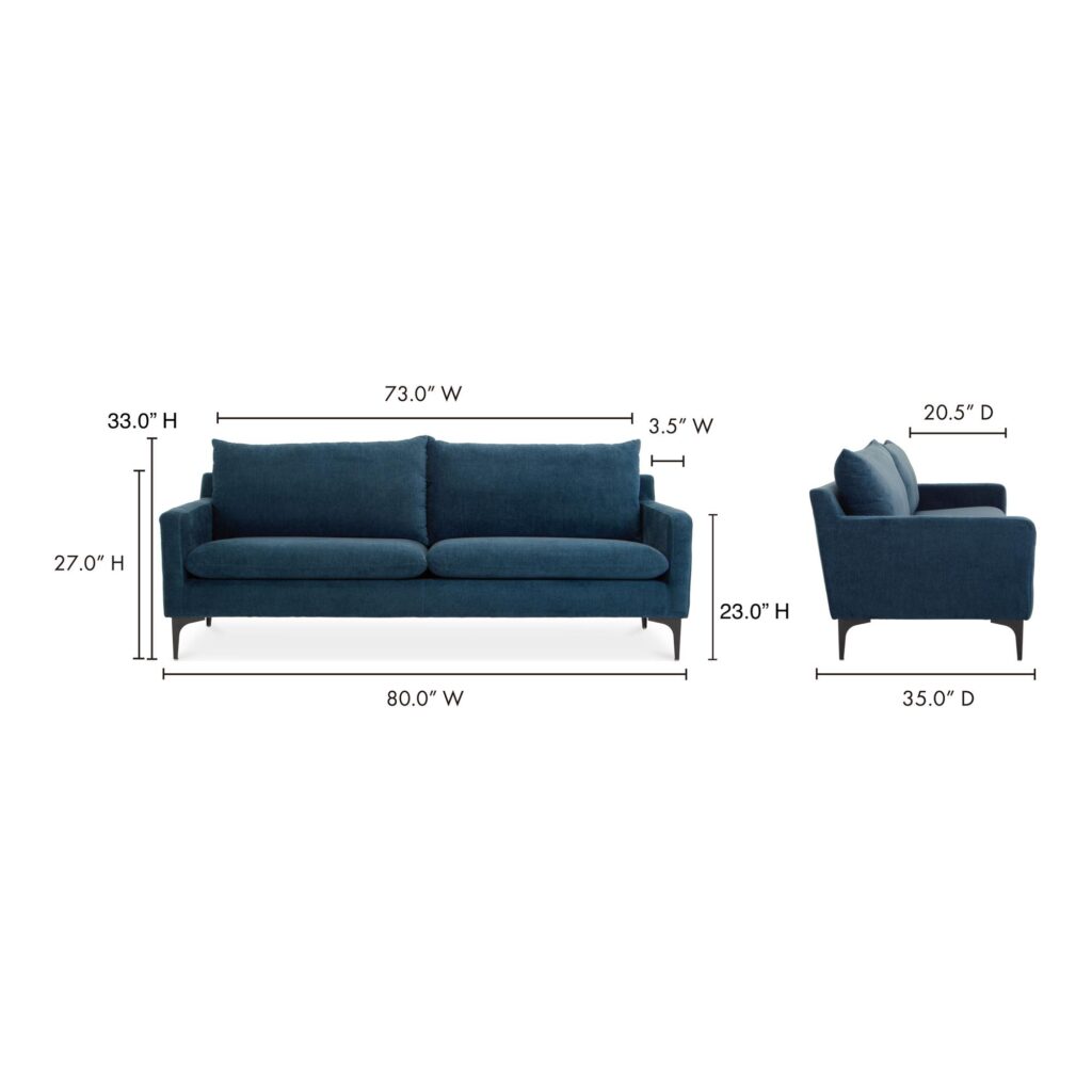 Paris Sofa Blue - Image 10