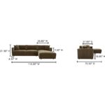 Bryn Sectional Right Heritage Cedar Green JM-1027-27-R-0 JM 1027 27 R 0 70