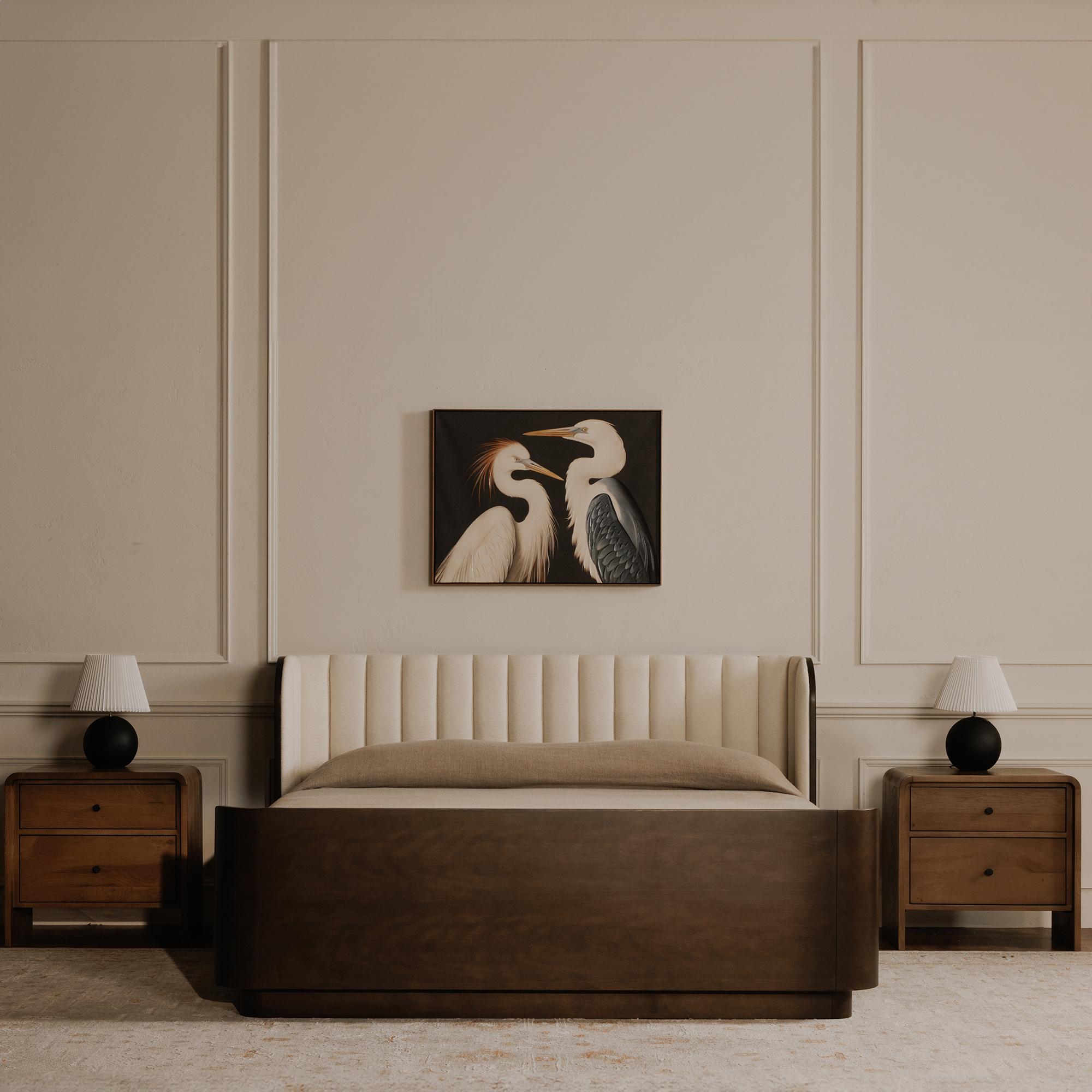 Two Cranes Framed Painting 5 Two Cranes Framed Painting - Image 5