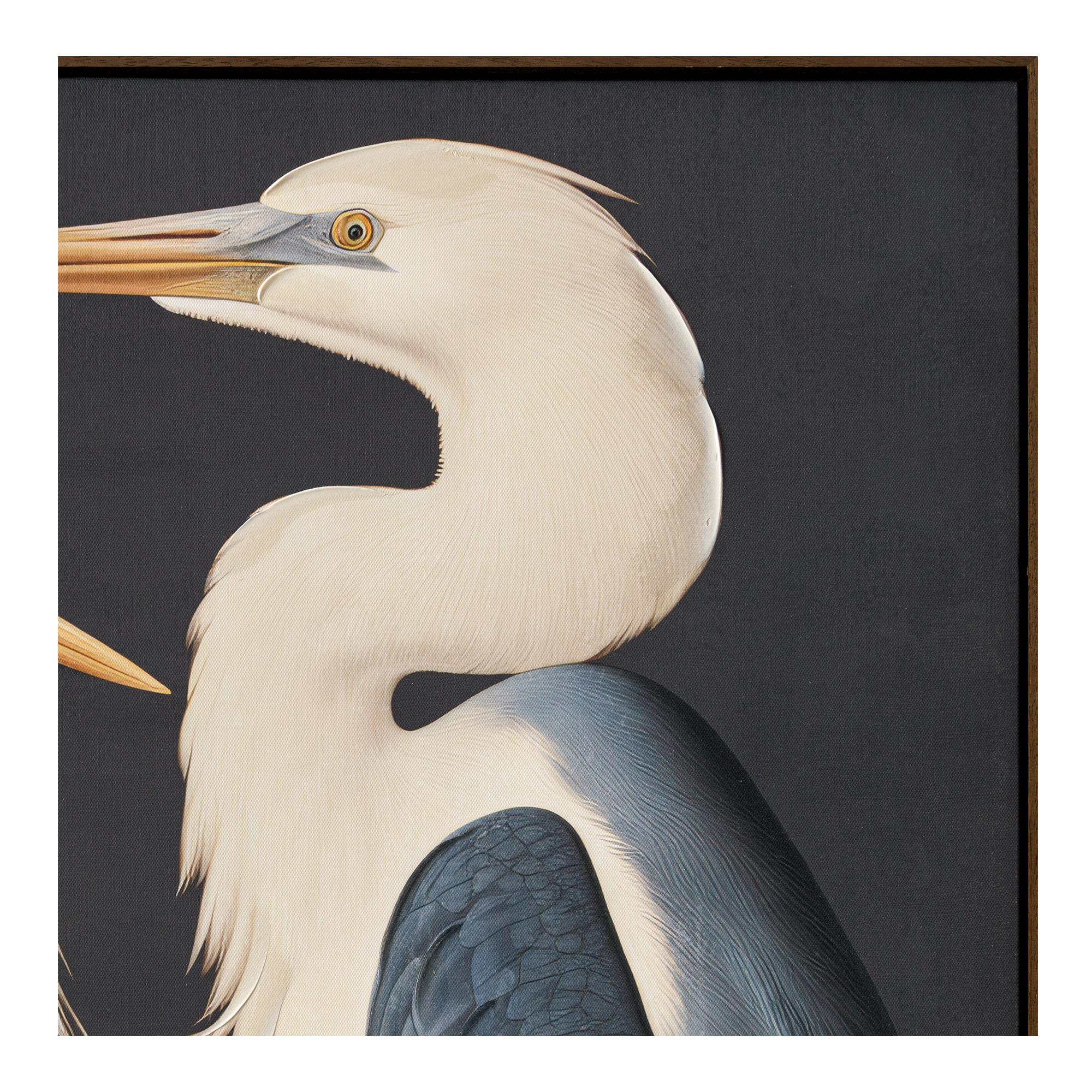 Two Cranes Framed Painting 4 Two Cranes Framed Painting - Image 4