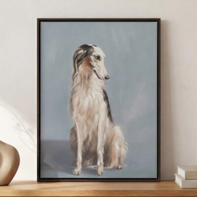 Blue Framed Painting