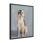 Blue Framed Painting JQ-1060-37 JQ 1060 37 Blue diagR shadsilo